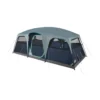 Coleman Sunlodge™ 10-Person Camping Tent, Blue Nights -Camp To Explore Shop 10P20CABIN20CONVENTIONAL Blue20Nights 3 Front Angle Fly20On Windows20Down Room20Divider20Open