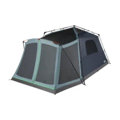 Coleman Skylodge™ 10-Person Instant Camping Tent With Screen Room, Blue Nights 16 Coleman Skylodge™ 10-Person Instant Camping Tent With Screen Room, Blue Nights -Camp To Explore Shop 10P20CABIN20INSTANT20EXTERNAL20SCREEN20ROOM Blue20Nights 1 Front Angle Right Fly20Off Windows20Up