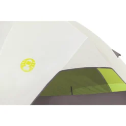 Coleman 6-Person Steel Creek™ Fast Pitch™ Dome Camping Tent With Screen Room, Green -Camp To Explore Shop 2000018059 awning