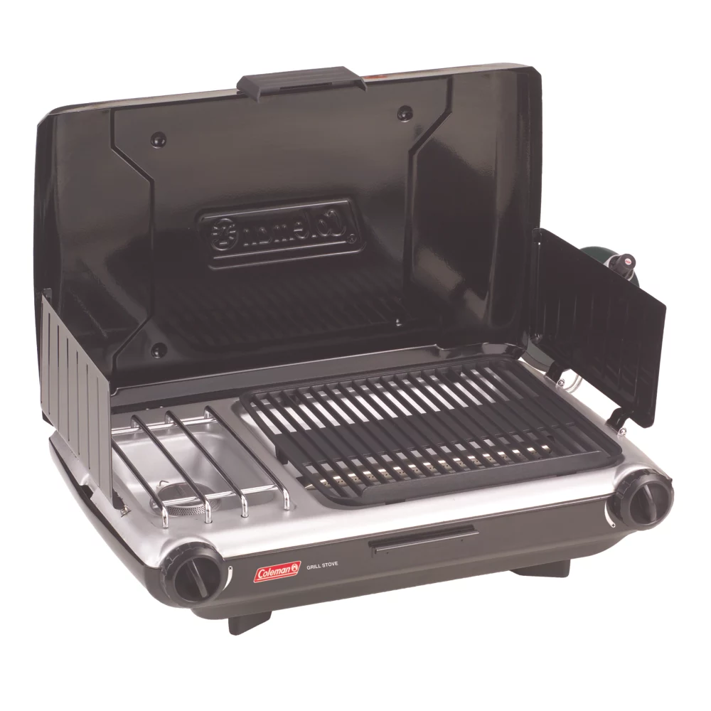 Coleman Tabletop Propane Gas Camping Grill/Stove, 2-Burner 3 Coleman Tabletop Propane Gas Camping Grill/Stove, 2-Burner