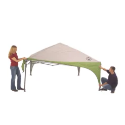 Coleman 10 X 10 Canopy Sun Shelter With Instant Setup -Camp To Explore Shop 2000023970 setup 2