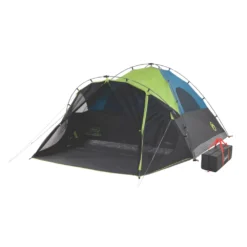 Coleman 6-Person Dark Room Fast Pitch Dome Tent With Screen Room -Camp To Explore Shop 2000024290 coleman darkroom tent 6person angle203