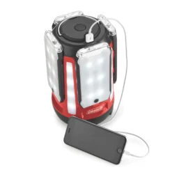 Coleman Quad® Pro 800L LED Lantern -Camp To Explore Shop 2000030727 coleman lantern quad pro multi panel c004 red front of pack detail