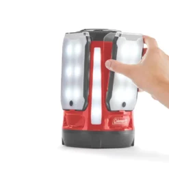 Coleman Quad® Pro 800L LED Lantern -Camp To Explore Shop 2000030727 coleman lantern quad pro multi panel c004 red straight on