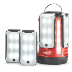 Coleman Quad® Pro 800L LED Lantern -Camp To Explore Shop 2000030727 coleman lantern quad pro multi panel c004 red straight on 5