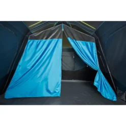 Coleman 10-Person Dark Room Instant Cabin Tent With Rainfly -Camp To Explore Shop 2000032730 coleman dark room tent 10p room divider green turquoise detail 1