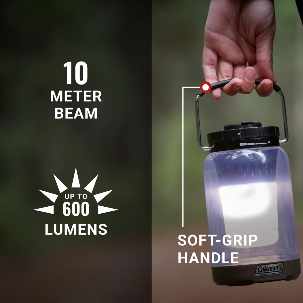 Coleman OneSource™ 600 Lumens LED Lantern & Rechargeable Lithium-Ion Battery 5 Coleman OneSource™ 600 Lumens LED Lantern & Rechargeable Lithium-Ion Battery - Image 3