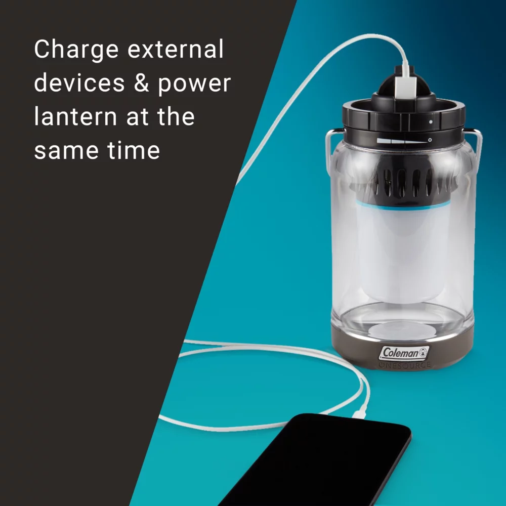 Coleman OneSource™ 600 Lumens LED Lantern & Rechargeable Lithium-Ion Battery 8 Coleman OneSource™ 600 Lumens LED Lantern & Rechargeable Lithium-Ion Battery - Image 6