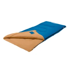 Coleman Brazos™ 20°F Sleeping Bag, Blue 8 Coleman Brazos™ 20°F Sleeping Bag, Blue -Camp To Explore Shop 2000035893 Coleman 2020 US Angled RET Open20sleeping20bag