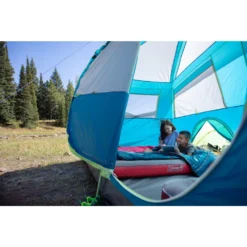 Coleman Kids 50°F Cool-Weather Sleeping Bag, Teal -Camp To Explore Shop 2018 Montana 110 Lifestyle