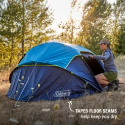 Coleman 4-Person Camp Burst™ Pop-Up Tent With Dark Room™ Technology -Camp To Explore Shop 2155649 ATF6