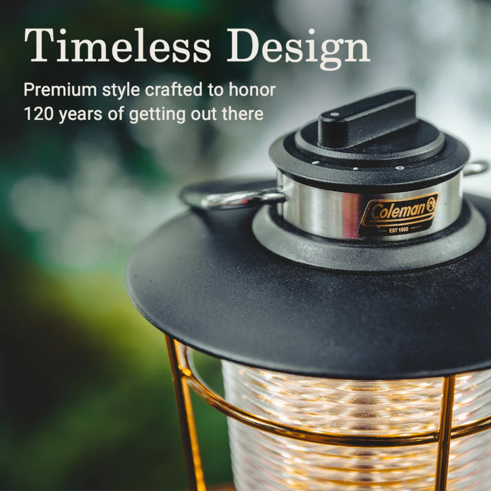 Coleman 1900 Collection™ 200 Lumen LED Lantern 4 Coleman 1900 Collection™ 200 Lumen LED Lantern - Image 2