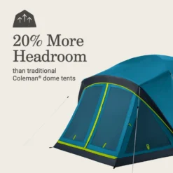 Coleman Skydome™ 4-Person Screen Room Camping Tent With Dark Room™ Technology -Camp To Explore Shop 2155782 ATF5