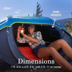 Coleman 2-Person Camp Burst™ Pop-Up Tent With Dark Room™ Technology -Camp To Explore Shop 2155786 ATF5 1