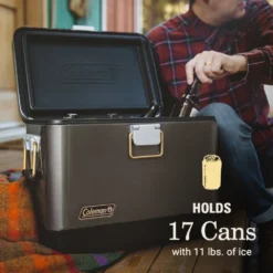 Coleman 1900 Collection™ 20-Quart Steel Belted® Cooler 12 Coleman 1900 Collection™ 20-Quart Steel Belted® Cooler -Camp To Explore Shop 2156043 1900Collection 20QT Cooler ATF4 1