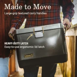 Coleman 1900 Collection™ 20-Quart Steel Belted® Cooler 13 Coleman 1900 Collection™ 20-Quart Steel Belted® Cooler -Camp To Explore Shop 2156043 1900Collection 20QT Cooler ATF5