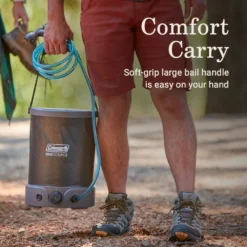 Coleman OneSource Rechargeable Built-In Pump Camp Shower Sprayer -Camp To Explore Shop 2156373 ATF4