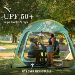 Coleman Skyshade™ 10 X 10 Screen Dome Canopy -Camp To Explore Shop 2156413 ShelterSkyshadeScreendome10x10 Moss ATF3