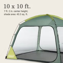 Coleman Skyshade™ 10 X 10 Screen Dome Canopy -Camp To Explore Shop 2156413 ShelterSkyshadeScreendome10x10 Moss ATF6