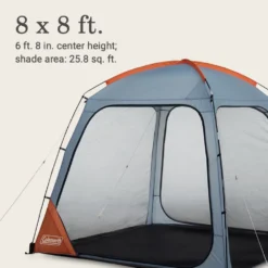 Coleman Skyshade™ 8 X 8 Screen Dome Canopy -Camp To Explore Shop 2156422 ShelterSkyshadeScreendome8x8 Fog ATF6
