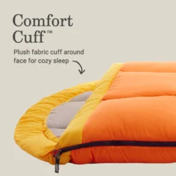 Coleman Arch Bay™ 15°F Big & Tall Sleeping Bag -Camp To Explore Shop Coleman ArchBay SleepingBags 15F Daffodil BT ATF5