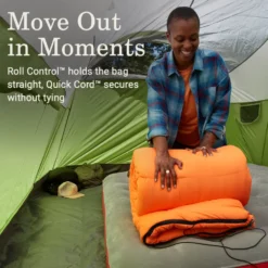 Coleman Arch Bay™ 15°F Big & Tall Sleeping Bag -Camp To Explore Shop Coleman ArchBay SleepingBags 15F Daffodil BT ATF6