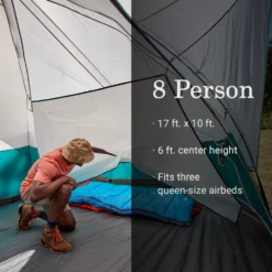 Coleman Blue Springs II™ 8-Person Camping Tent 17 Coleman Blue Springs II™ 8-Person Camping Tent -Camp To Explore Shop Coleman BlueSpringsTents 8P StormGray ATF8