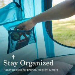 Coleman® Camp Burst™ 4-Person Camping Tent -Camp To Explore Shop Coleman CampBurstTents 4P ScubaBlue ATF5