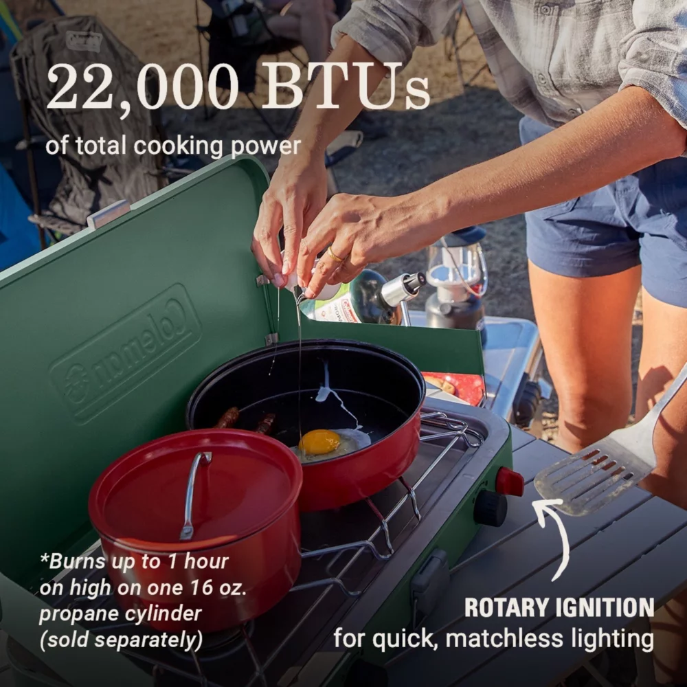 Coleman Cascade™ 222 2-Burner Camping Stove 8 Coleman Cascade™ 222 2-Burner Camping Stove - Image 6