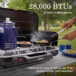 Coleman Classic 3-Burner Camping Stove -Camp To Explore Shop Coleman Classic 3BurnerCampingStove ATF7