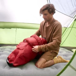 Coleman Flatlands™ 45°F Big & Tall Sleeping Bag -Camp To Explore Shop Coleman Flatlands SleepingBags 45F Red BT ATF6