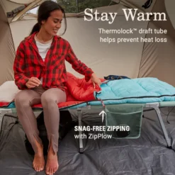 Coleman Flatlands™ 50°F Sleeping Bag 10 Coleman Flatlands™ 50°F Sleeping Bag -Camp To Explore Shop Coleman Flatlands SleepingBags 50F BlueHydrangea ATF3