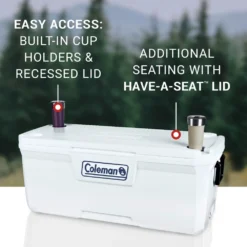 Coleman 316 Series™ 150-Quart Marine Hard Cooler 12 Coleman 316 Series™ 150-Quart Marine Hard Cooler -Camp To Explore Shop Coleman MtLoganATF 3000006126 05 1