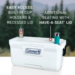 Coleman 316 Series™ 120-Quart Marine Hard Cooler -Camp To Explore Shop Coleman MtLoganATF 3000006137 05 1