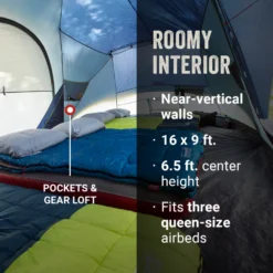 Coleman Skydome™ 10-Person Camping Tent XL, Blue Nights 12 Coleman Skydome™ 10-Person Camping Tent XL, Blue Nights -Camp To Explore Shop Coleman Skydome XL 10P BlueNights ATF3