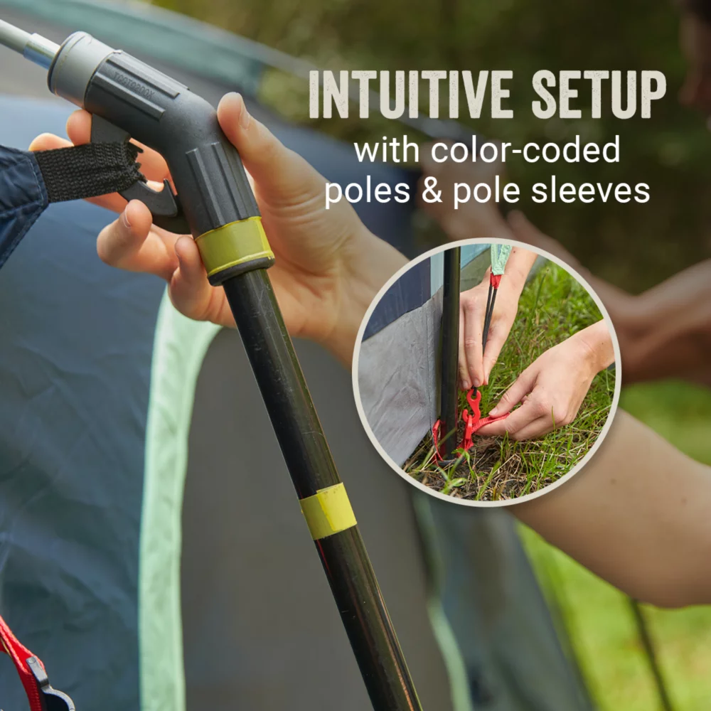 Coleman Sunlodge™ 12-Person Camping Tent, Blue Nights 4 Coleman Sunlodge™ 12-Person Camping Tent, Blue Nights - Image 2