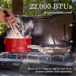 Coleman Triton™+ 2-Burner Propane Gas Camping Stove -Camp To Explore Shop Coleman Triton 2BurnerPropaneGasCampingStove ATF6