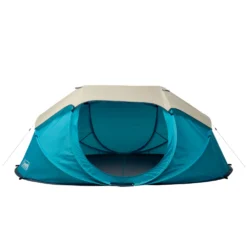 Coleman 4-Person Camp Burst™ Pop-Up Tent 12 Coleman 4-Person Camp Burst™ Pop-Up Tent -Camp To Explore Shop PopUpTent 4P ScubaBlue StraightOn Fly On 0003 v2