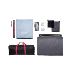 Coleman Skydome™ XL 8-Person Camping Tent With LED Lighting -Camp To Explore Shop Skydome Lighted 8P XL Overhead Bag Contents 0005 v3